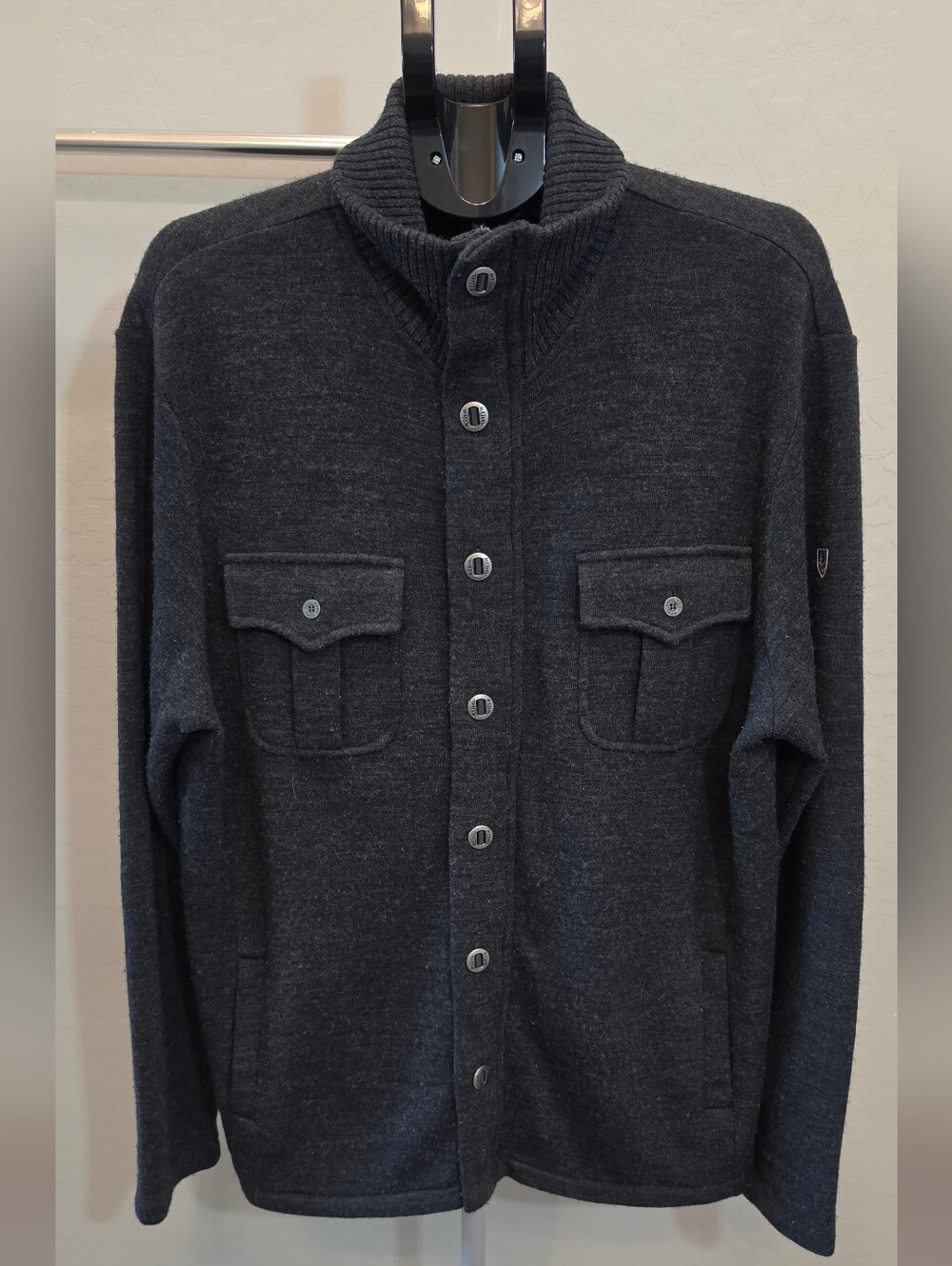 The KÜHL Spy Wool Sweater Jacket 100% Merino Wool